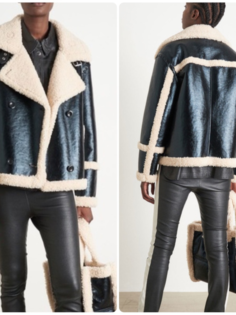 Stand Studio Lilli Faux Leather Jacket